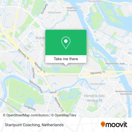 Startpunt Coaching map