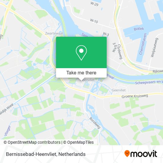Bernissebad-Heenvliet map