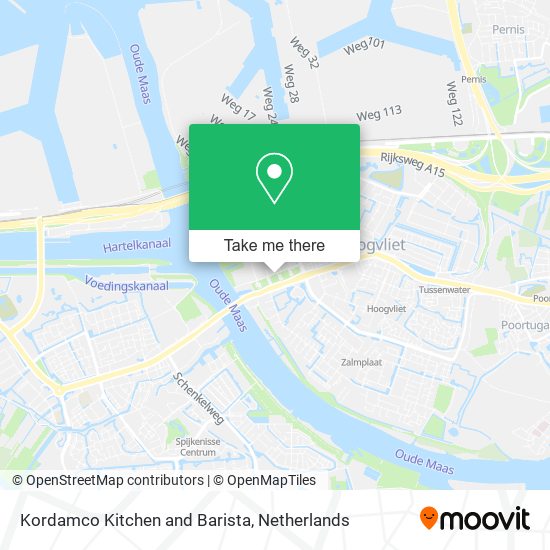Kordamco Kitchen and Barista map