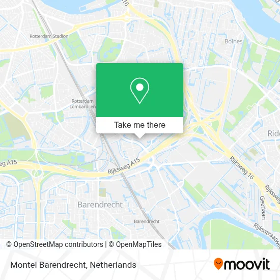 Montel Barendrecht map