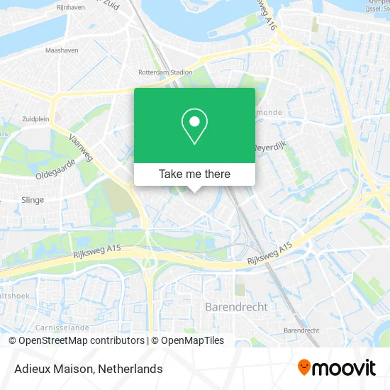 Adieux Maison map