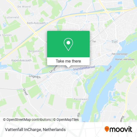 Vattenfall InCharge map
