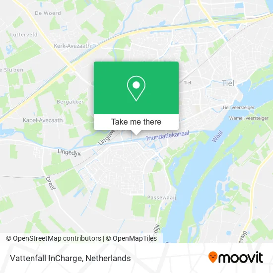 Vattenfall InCharge map