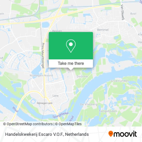 Handelskwekerij Escaro V.O.F. map
