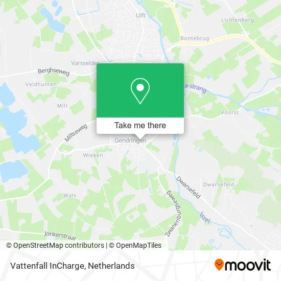 Vattenfall InCharge map