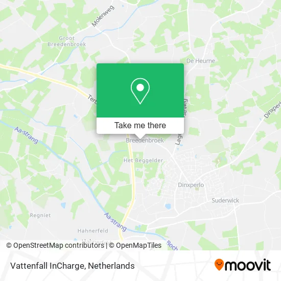 Vattenfall InCharge map