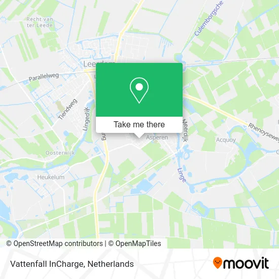 Vattenfall InCharge map