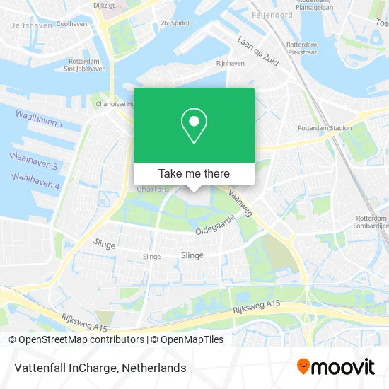 Vattenfall InCharge map