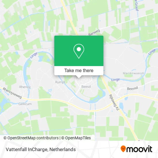 Vattenfall InCharge map