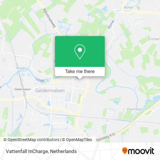 Vattenfall InCharge map