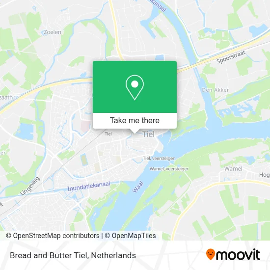 Bread and Butter Tiel map