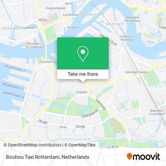 Bouhou Taxi Rotterdam map