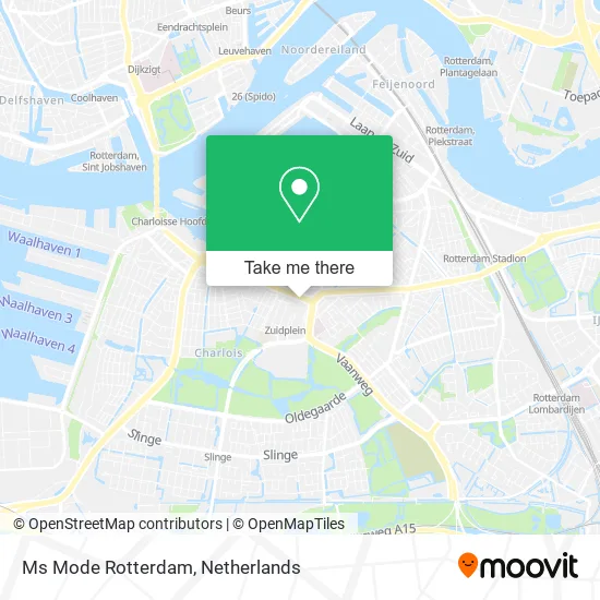 Ms Mode Rotterdam map