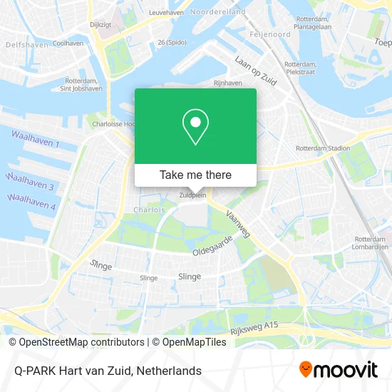 Q-PARK Hart van Zuid map
