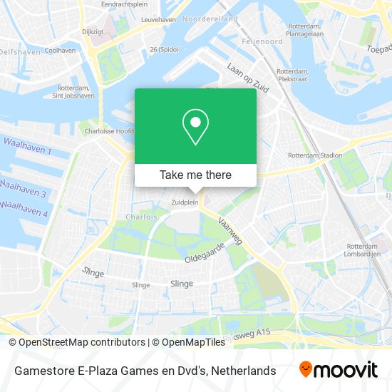 Gamestore E-Plaza Games en Dvd's map