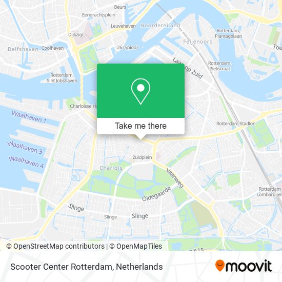 Scooter Center Rotterdam map