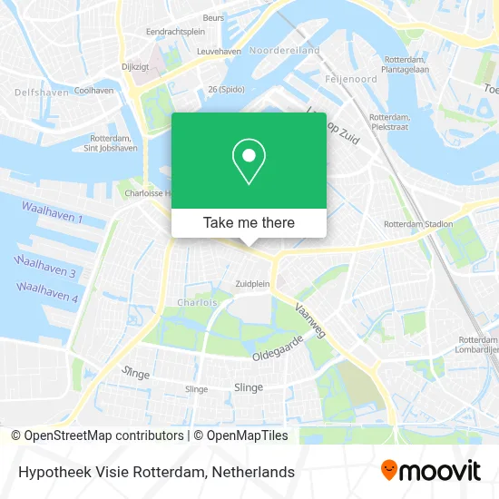Hypotheek Visie Rotterdam map