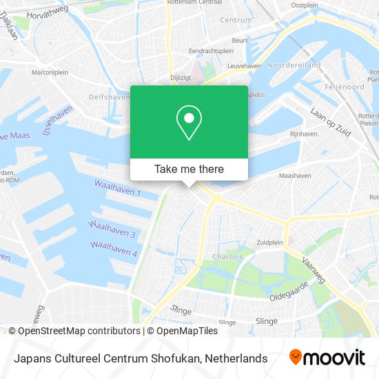 Japans Cultureel Centrum Shofukan map