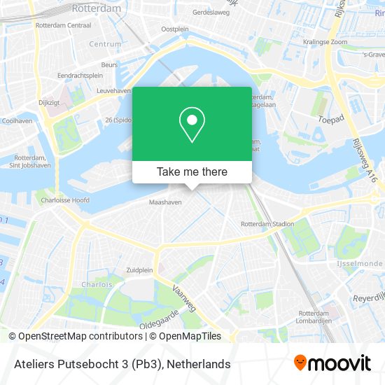 Ateliers Putsebocht 3 (Pb3) map