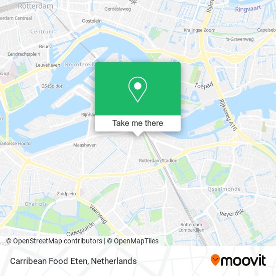Carribean Food Eten map