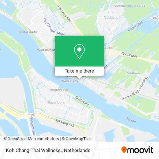 Koh Chang Thai Wellness. map