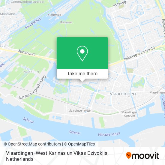 Vlaardingen -West Karinas un Vikas Dzivoklis map