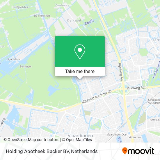 Holding Apotheek Backer BV map