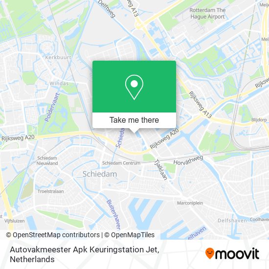 Autovakmeester Apk Keuringstation Jet map