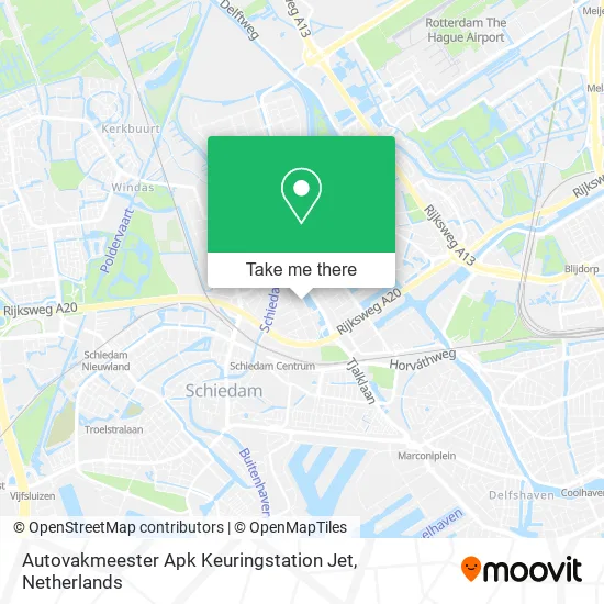 Autovakmeester Apk Keuringstation Jet map