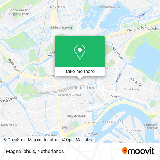 Magnoliahuis map