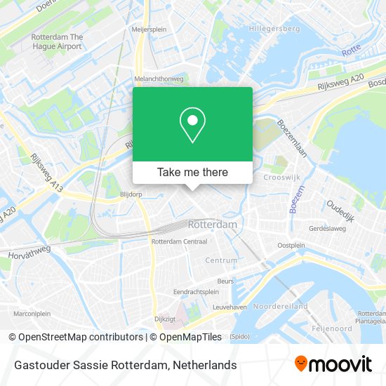 Gastouder Sassie Rotterdam map