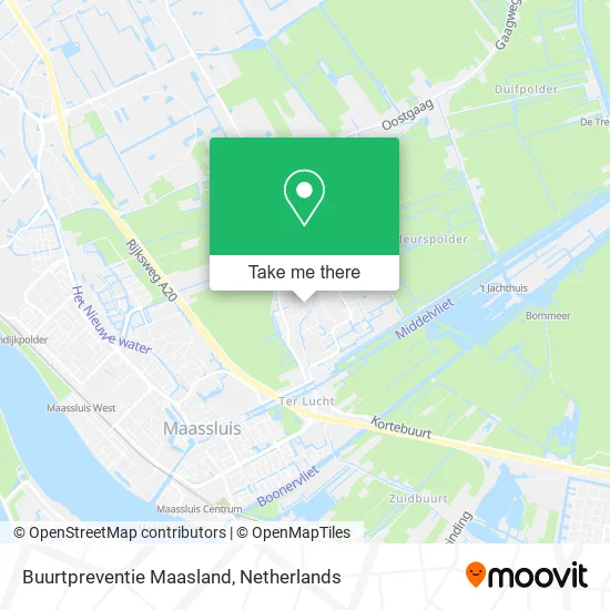 Buurtpreventie Maasland map