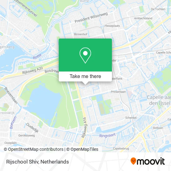 Rijschool Shiv map