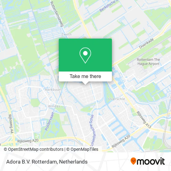 Adora B.V. Rotterdam Karte