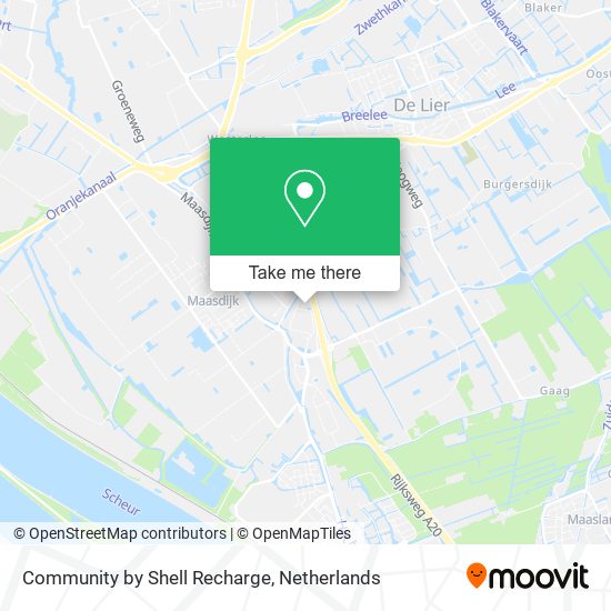 Community by Shell Recharge map