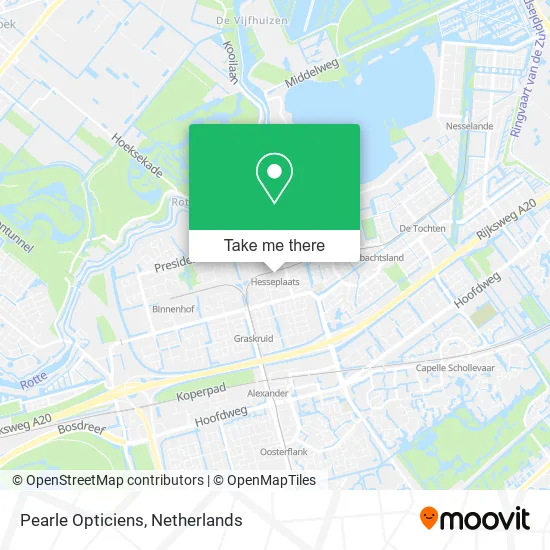 Pearle Opticiens map