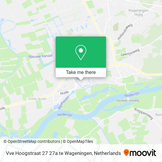 Vve Hoogstraat 27 27a te Wageningen map