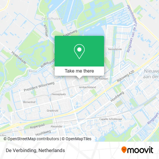 De Verbinding map