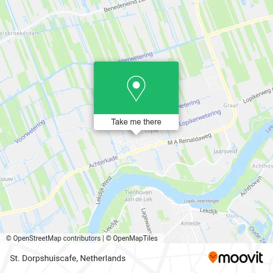 St. Dorpshuiscafe map