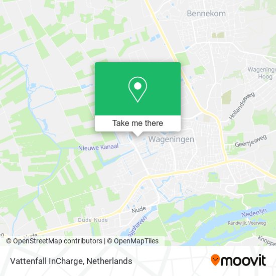 Vattenfall InCharge map
