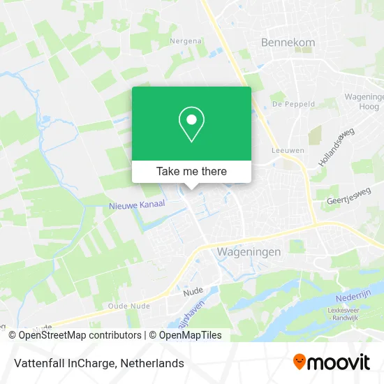 Vattenfall InCharge map