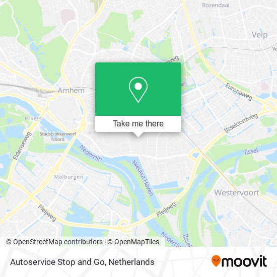 Autoservice Stop and Go map