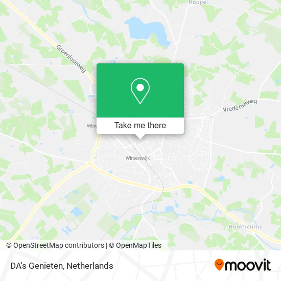 DA's Genieten map