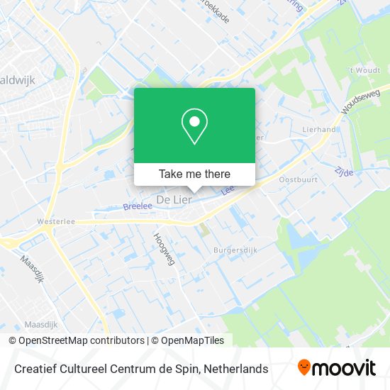 Creatief Cultureel Centrum de Spin map
