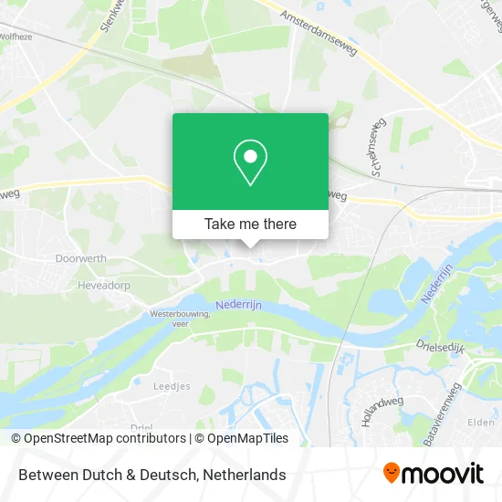 Between Dutch & Deutsch map