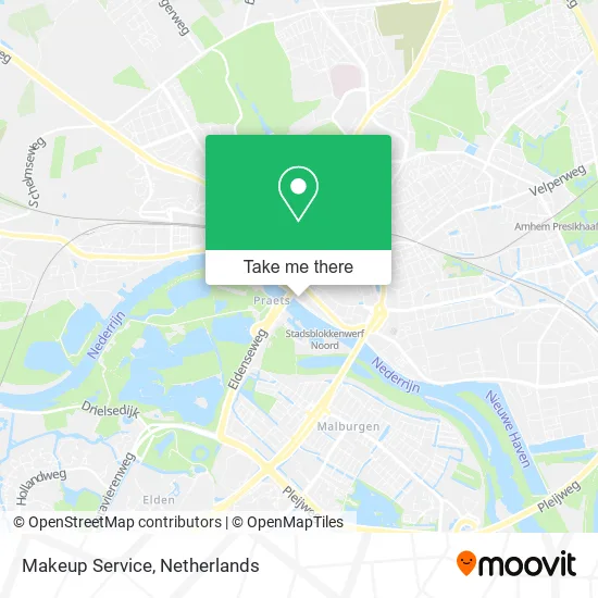 Makeup Service map
