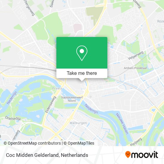 Coc Midden Gelderland map