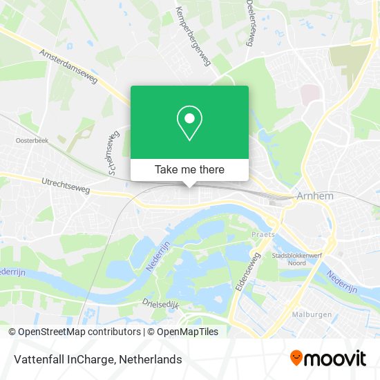 Vattenfall InCharge map