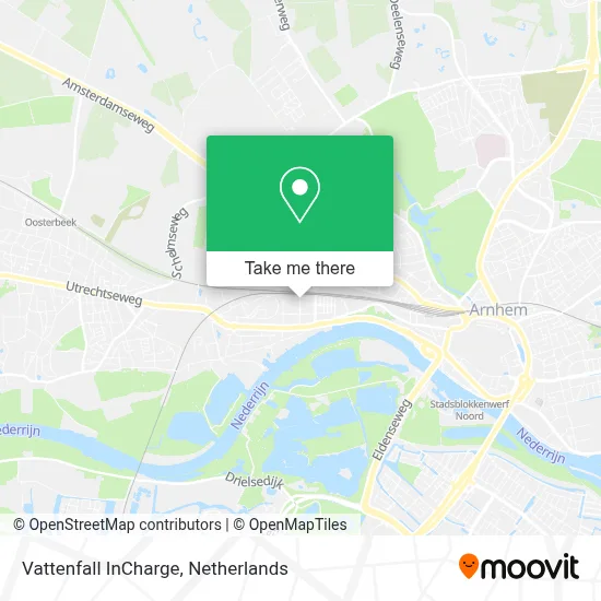 Vattenfall InCharge map