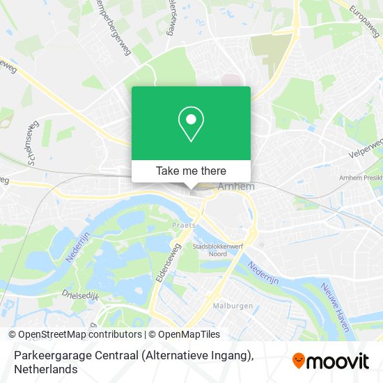 Parkeergarage Centraal (Alternatieve Ingang) map